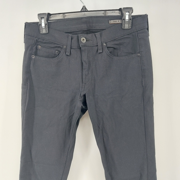 Rag & Bone Women's Slim Skinny Black Jeans 27 Style W1502S005 rag & bone - Picture 8 of 9